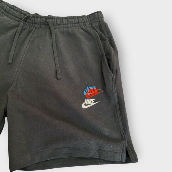Nike Essentials French Terry Swoosh Shorts DR9119-010 Black New Mens size M New - Picture 5 of 9